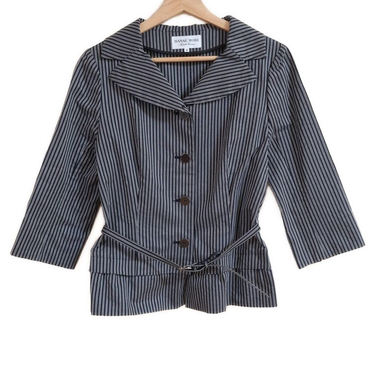 【HANAE MORI】薄手 タートル トップス Mサイズ おまけ付【匿名配送】 HANAE MORI】薄手 タートル トップス Mサイズ おまけ付【匿名