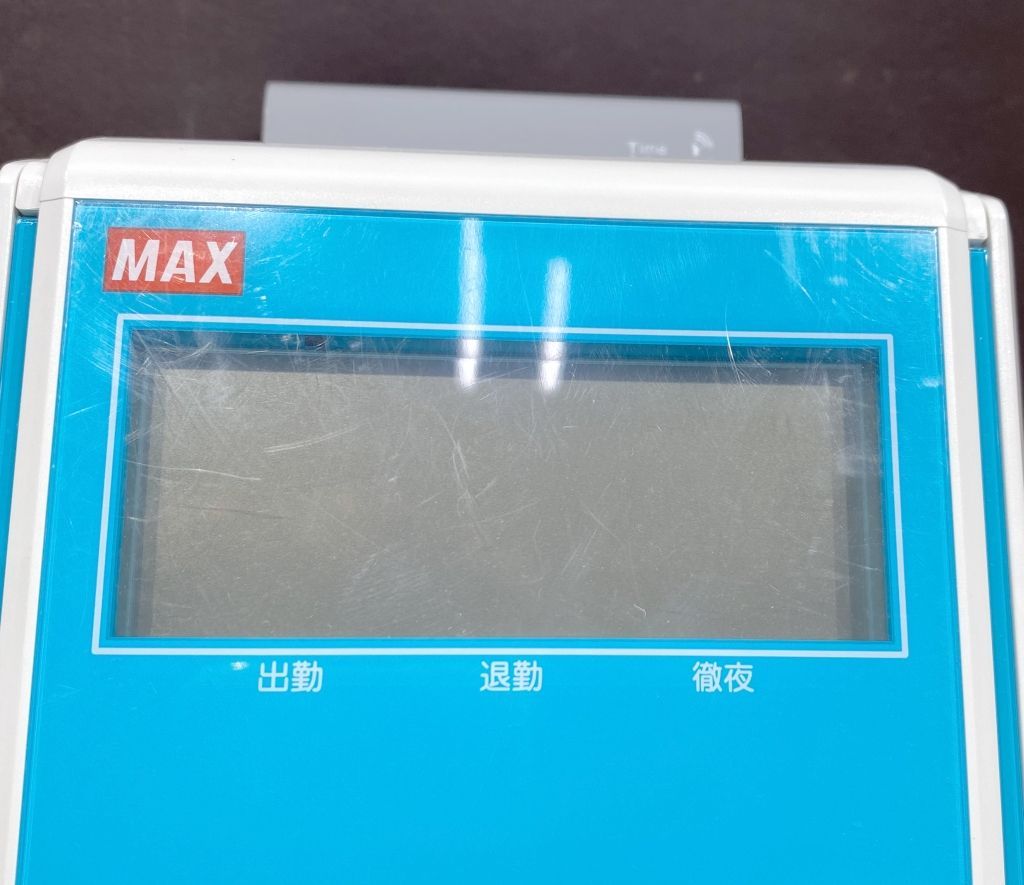 マックス タイムレコーダー ER-80SUW タイムカード付 【公式通販】
