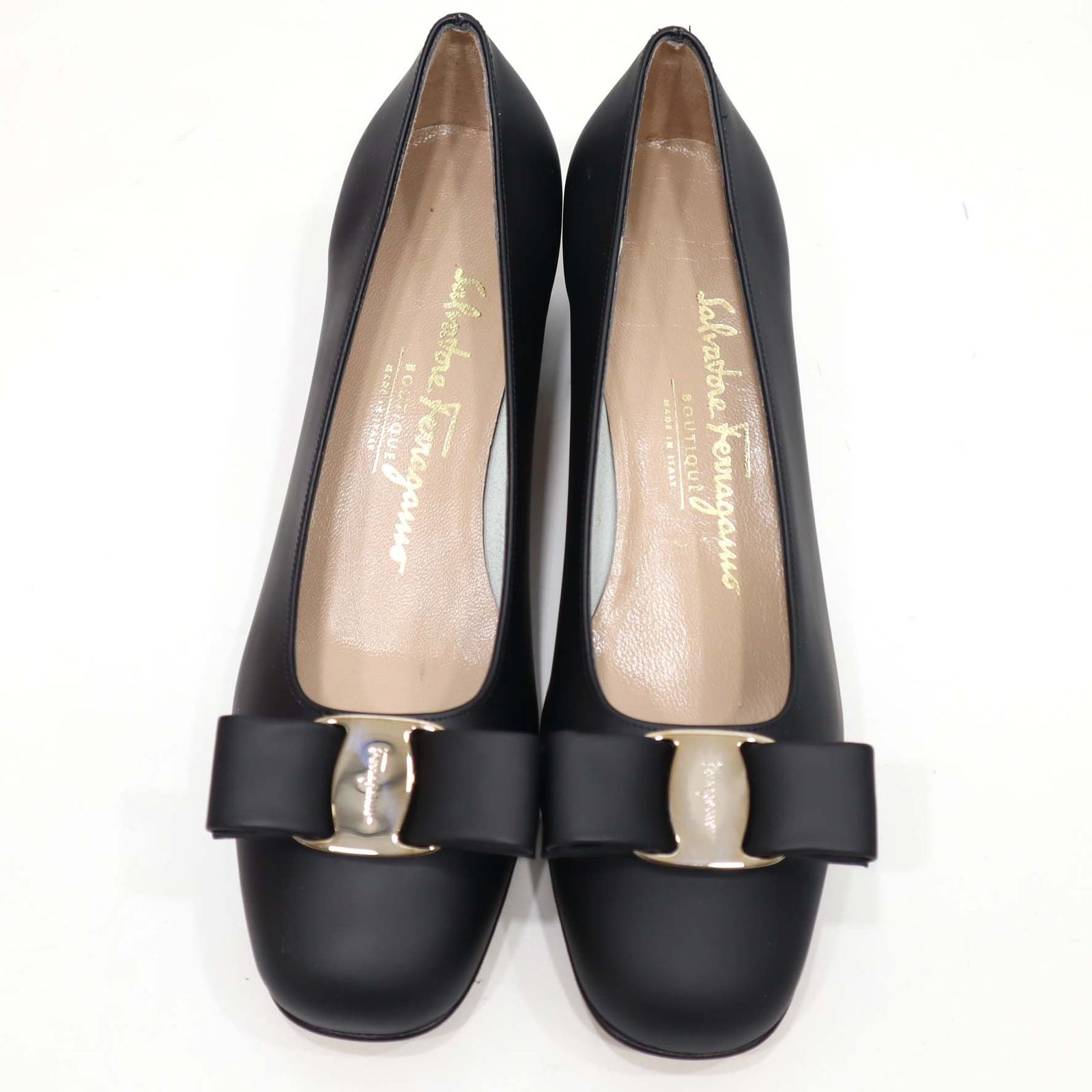 Salvatore Ferragamo フェラガモ パンプス 5 1/2C 22.5cm ヴァラ