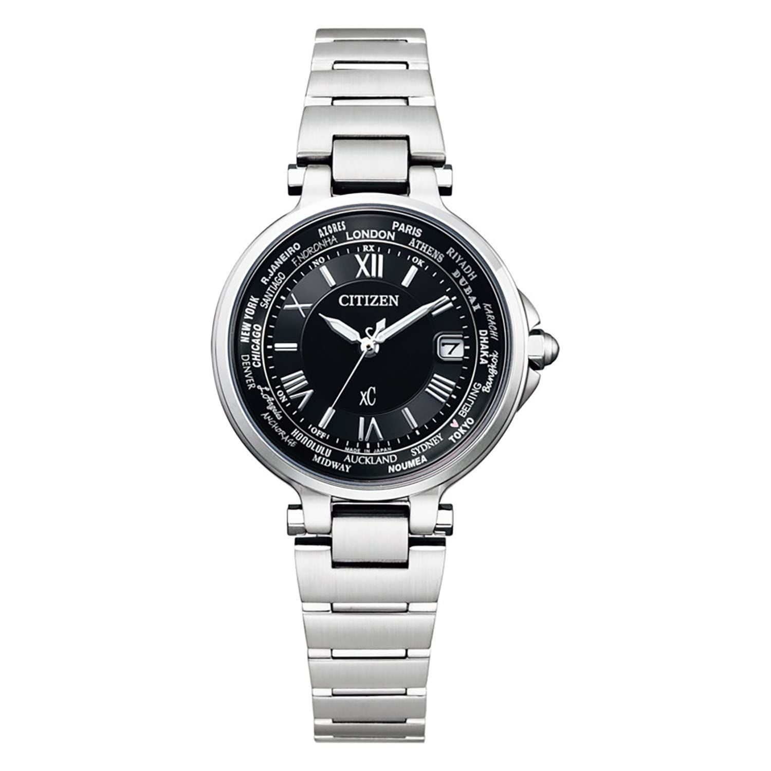 xC クロスシー エコ ドライブ電波時計 腕時計 ハッピーフライトシリーズ ペアモデル シチズン CITIZEN EC1010-57F レディース