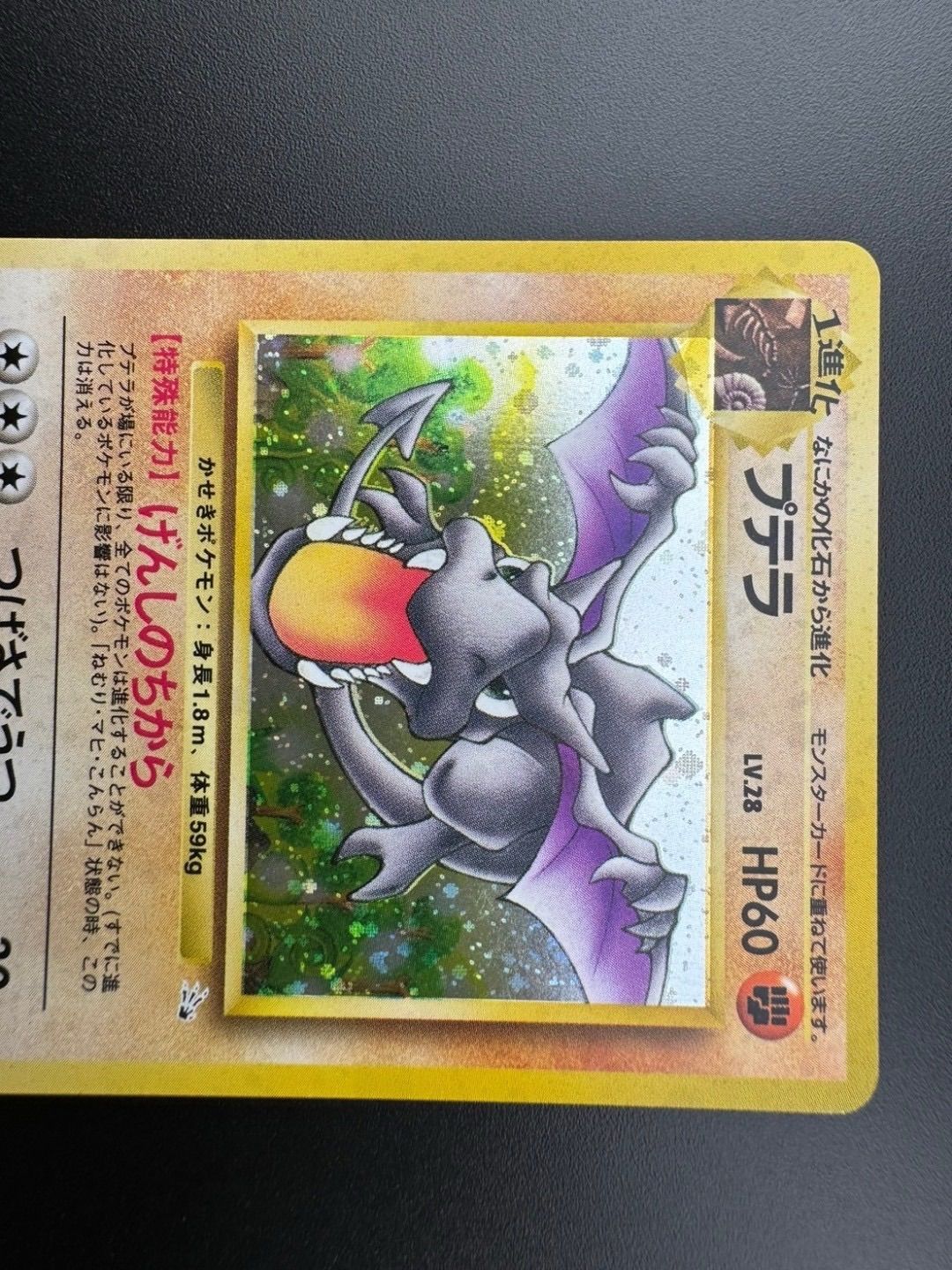 PSA 8 プテラ LV.28 HP60 NO.142 旧裏 ポケモンカード 旧裏 プテラ LV