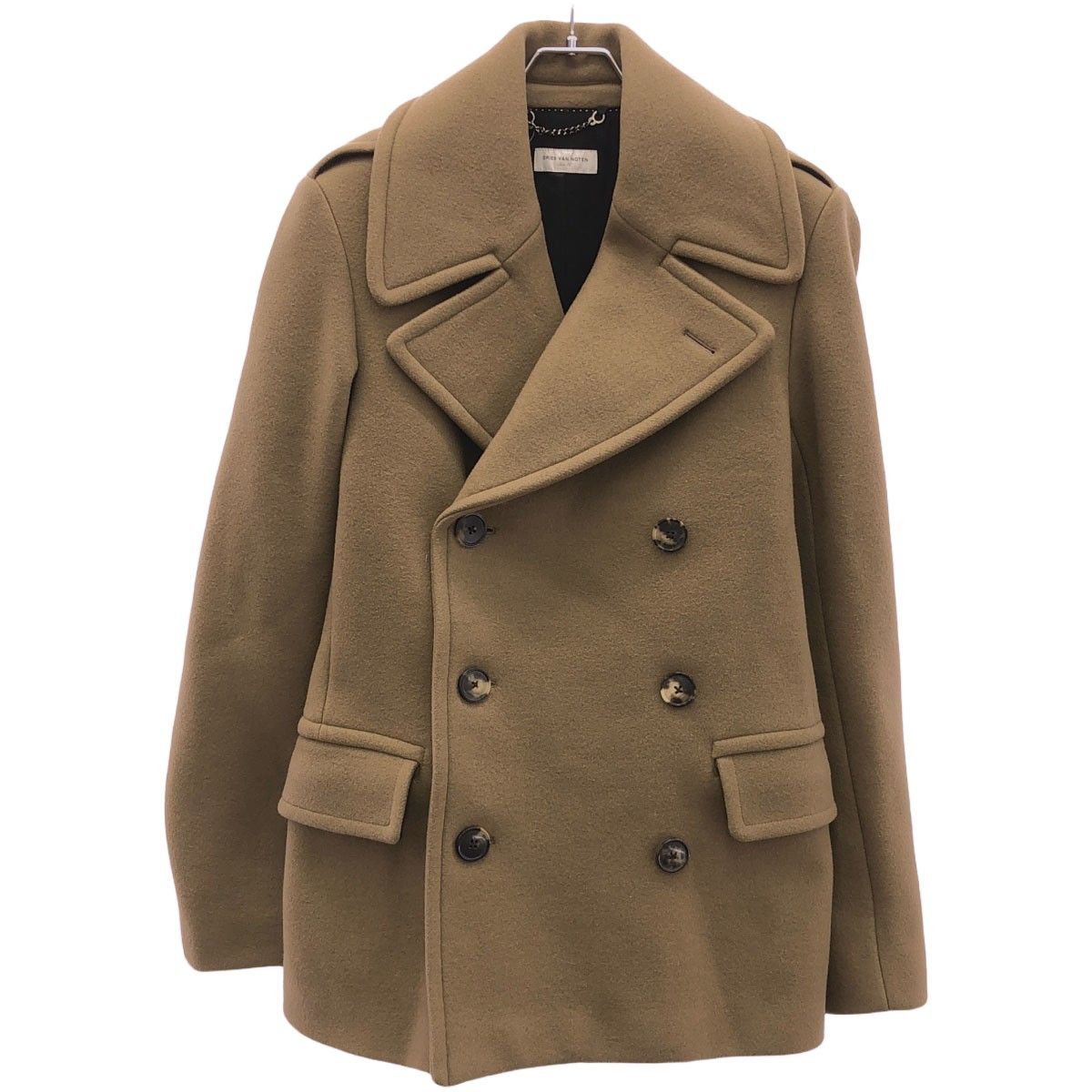 DRIES VAN NOTEN ドリスヴァンノッテン 19AW ウールメルトンPコート ブラウン 46