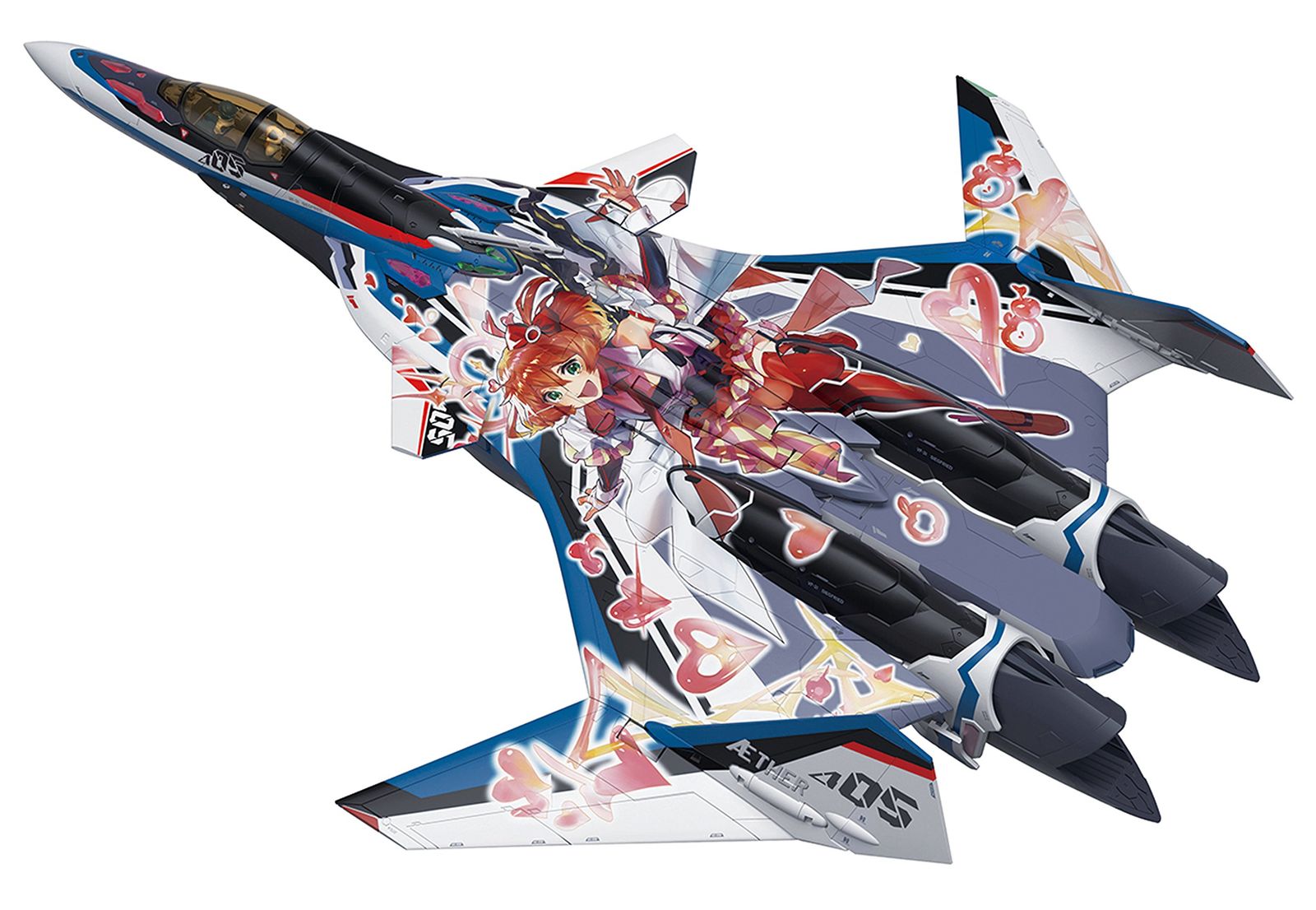 マクロスデルタ VF-31J改 ジークフリード ハヤテ インメルマン機 デカルチャーVer. 1|72スケール プラモデル