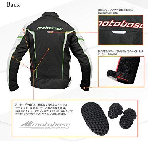 L_ブラック/レッド モトベース（MOTO BASE）春夏モデル バイク用