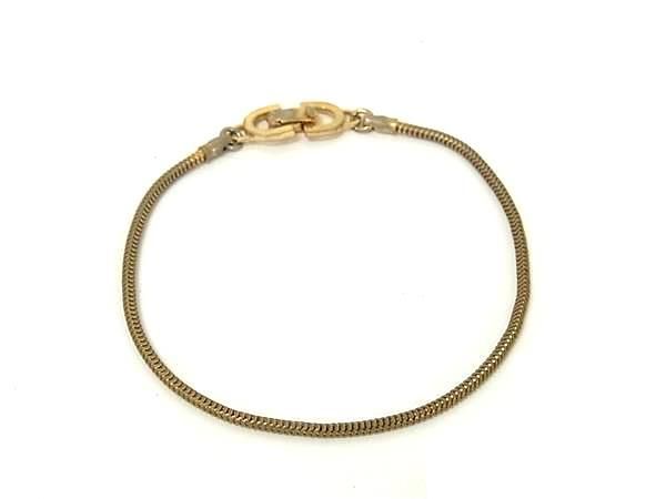レア ディオール ブレスレット ヴィンテージ 安全ピン バッジ アクセサリー Dior】ディオール ピンバッチ4点セット ブローチ ロゴ 蜂 金属