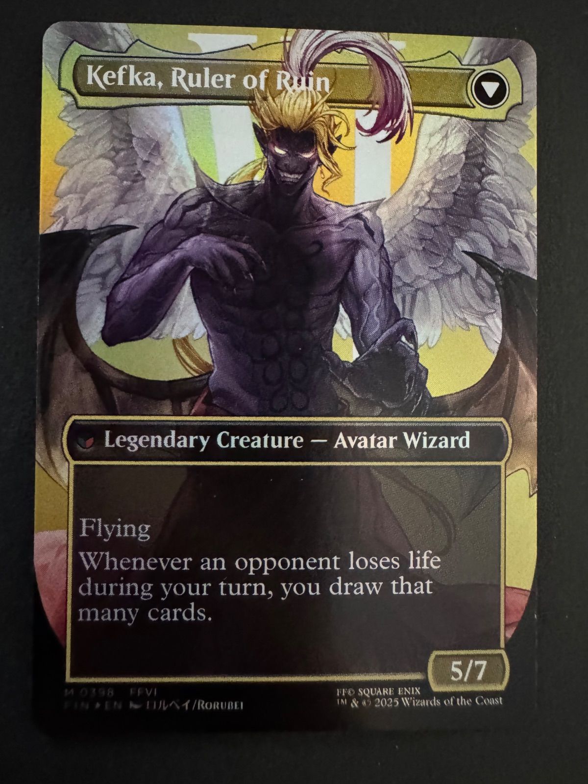 MTG 人造魔導士、ケフカ 破壊の化身、ケフカ 英語 foil ボーダーレス