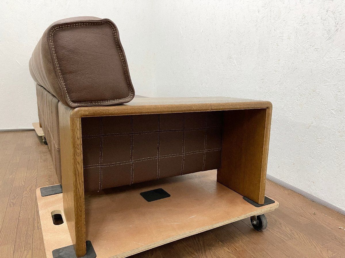 ○カンディハウス ボルス リビング 3人掛けソファ 3P トリプル