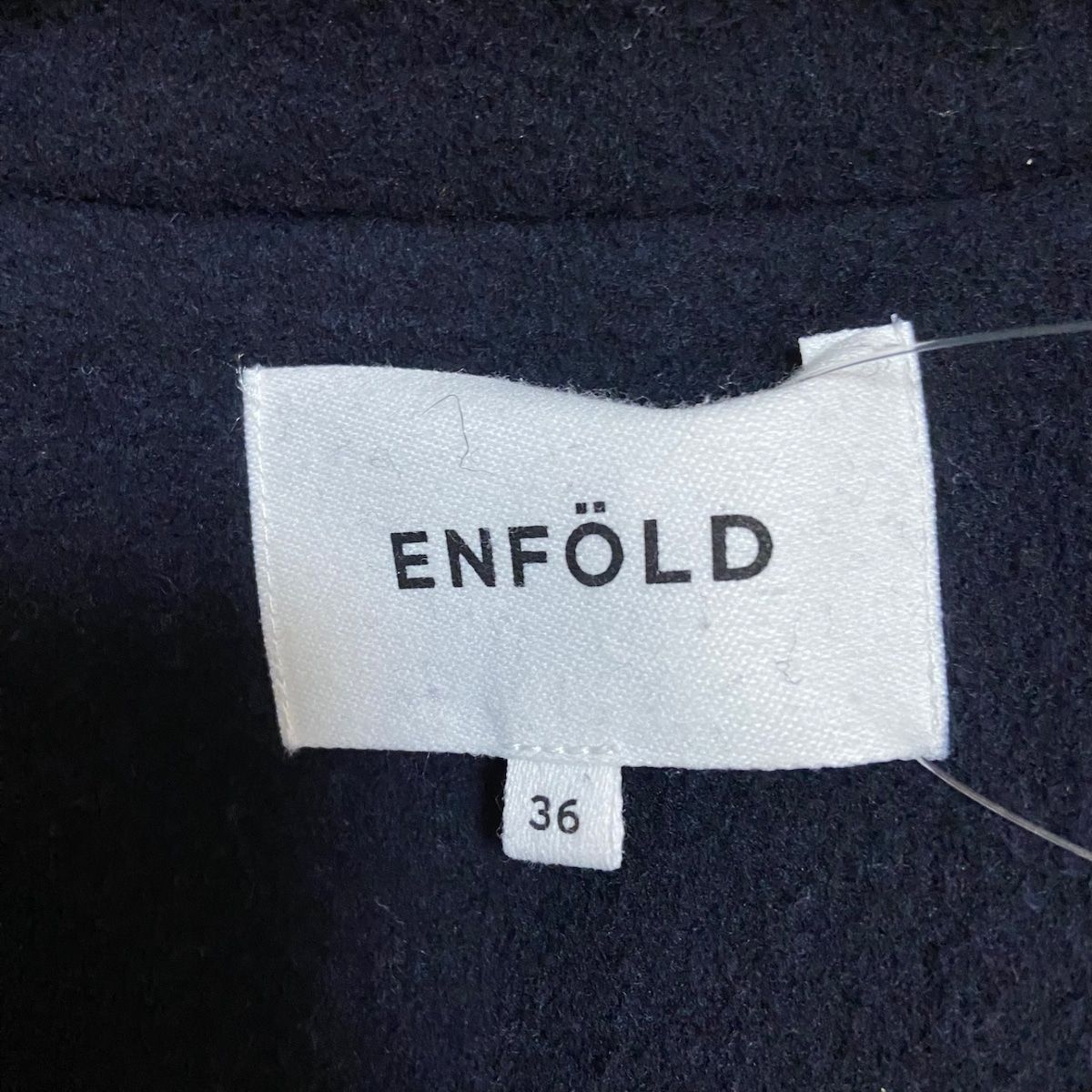 ENFOLD(エンフォルド) コート サイズ36 S レディース - ダークネイビー 