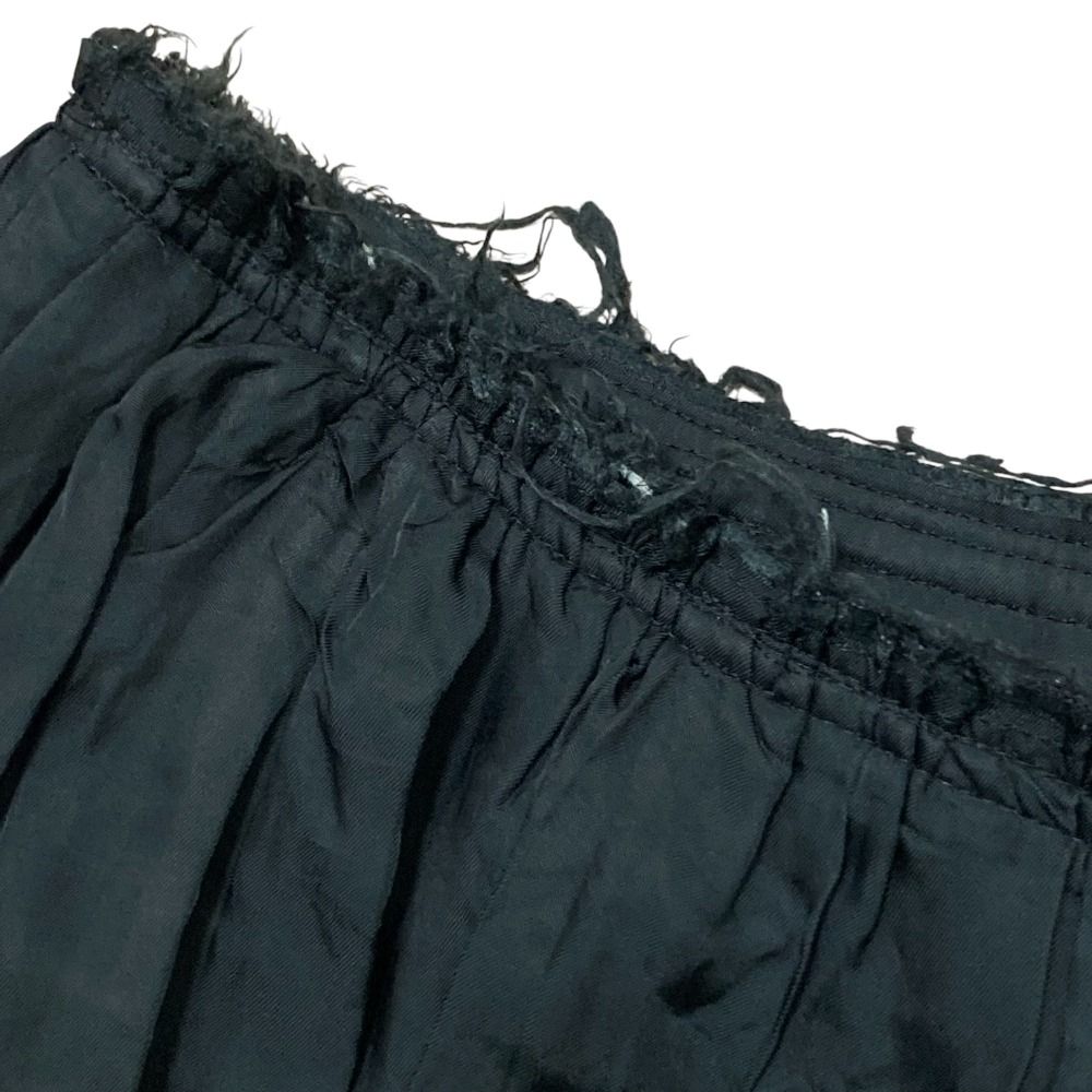 23SS COMME des GARCONS コムデギャルソン コムコム ギャザーサルエルパンツ RK-P010 サイズS ブラック レディース 古着 DECORATOM_COM_BR