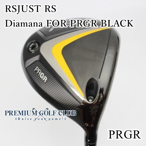 中古】 プロギア RS JUST ドライバー ディアマナ FOR PRGR BLACK 9.5度