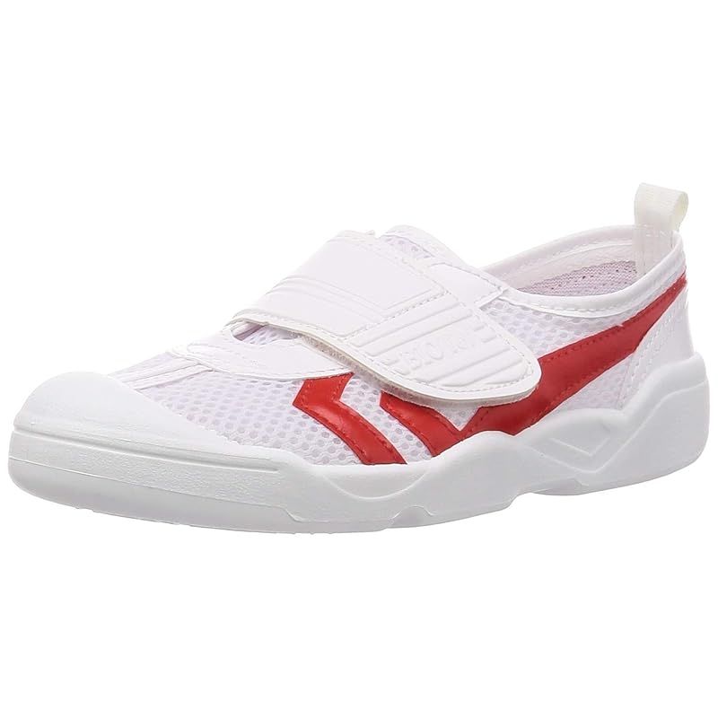 [ムーンスター] 上履き 撥水 バイオTEF02 キッズ レッド 23.5 cm 2E 0