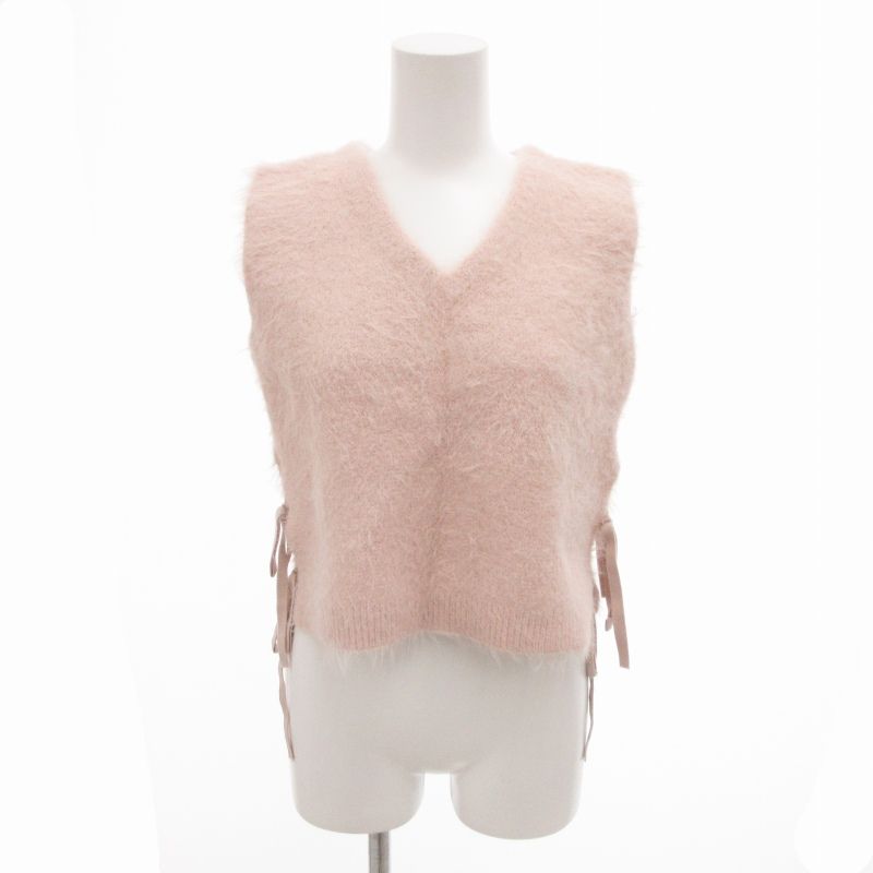 ファーベスト♡Apuweiser-riche アプワイザー・リッシェ Apuweiser-riche 2WAYリボンファーベスト