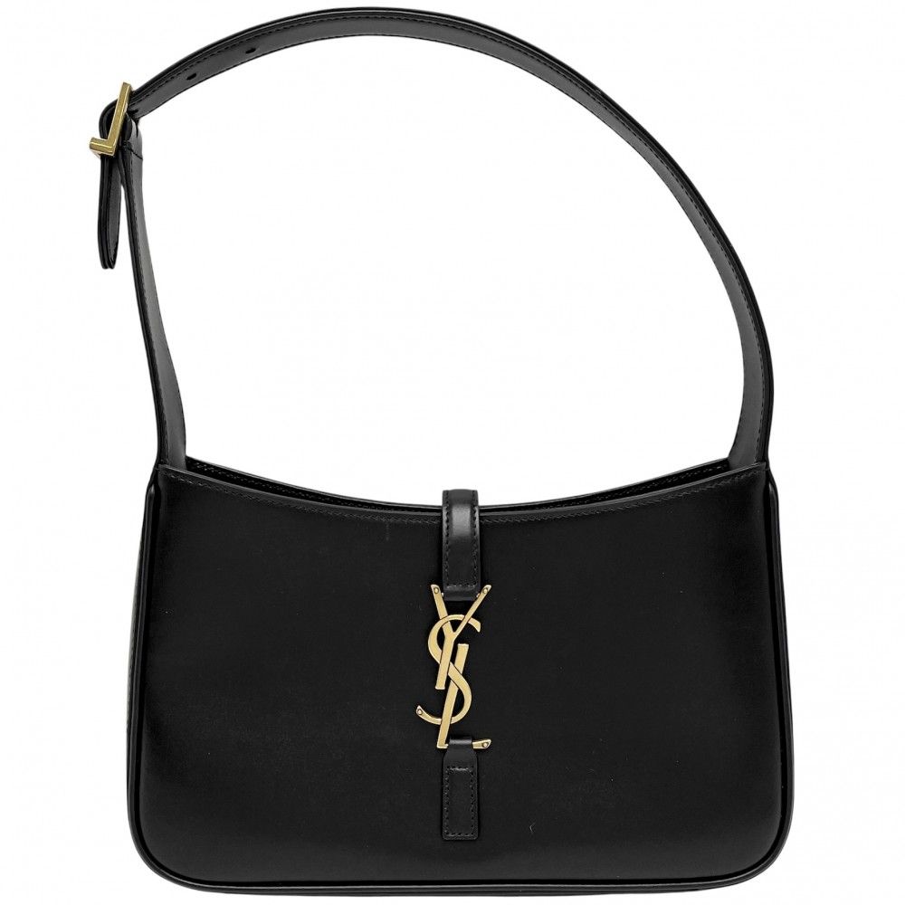サンローランパリ ハンドバッグ レディース ル サンカセット 肩掛け Le Cin Cassette SAINT LAURENT PARIS 657228 レザー ブラック 黒 ゴールド金具 品