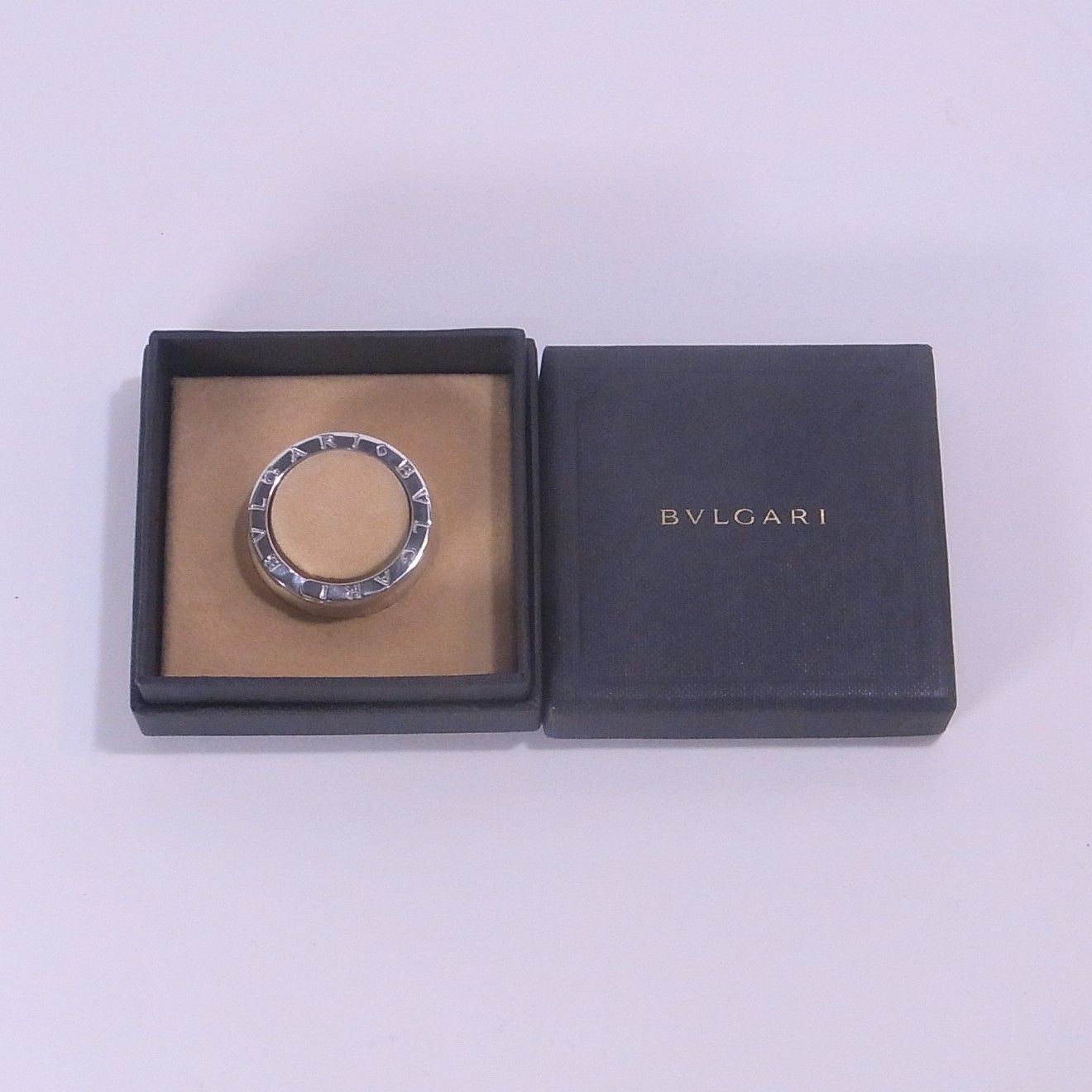 新品同様 美品 BVLGARI ブルガリ キーリング 11g シルバー925 箱 - リ