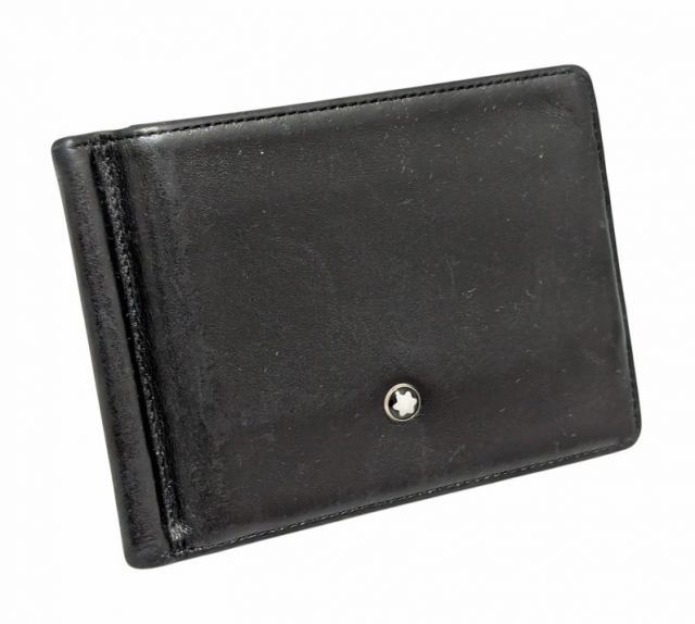 MONT BLANC  モンブラン マネークリップ 二つ折り財布 Amazon | [MONTBLANC(モンブラン)]マネークリップ 二つ折り財布