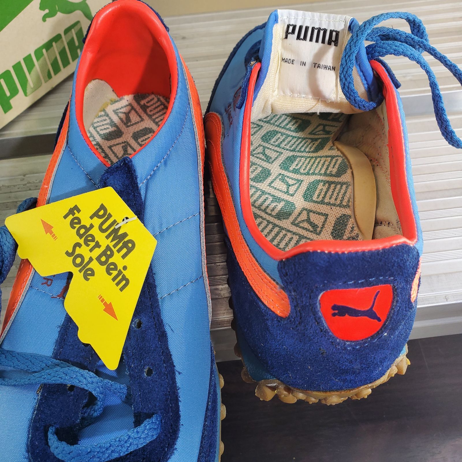 P⑨【ラスト1足！】【希少デッドストック】80s PUMA SM RIDER