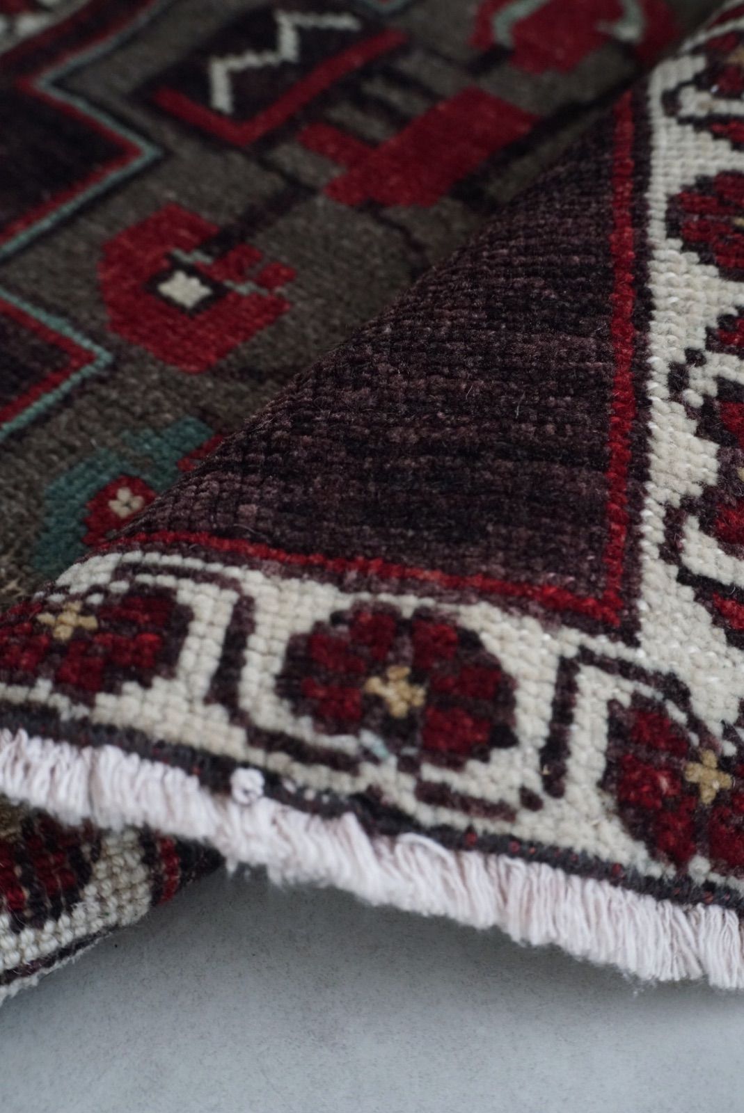 Vintage Rug 55*58【S075】ヴィンテージラグ - メルカリ