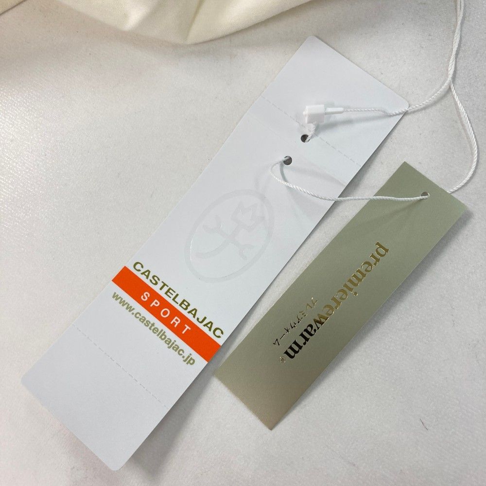 サイズ：48 CASTELBAJAC カステルバジャック  長袖ハイネックTシャツ  ホワイト系 [240101449126] ゴルフウェア メンズ ストスト サイズ：48 CASTELBAJAC カステルバジャック 長袖ハイネックT