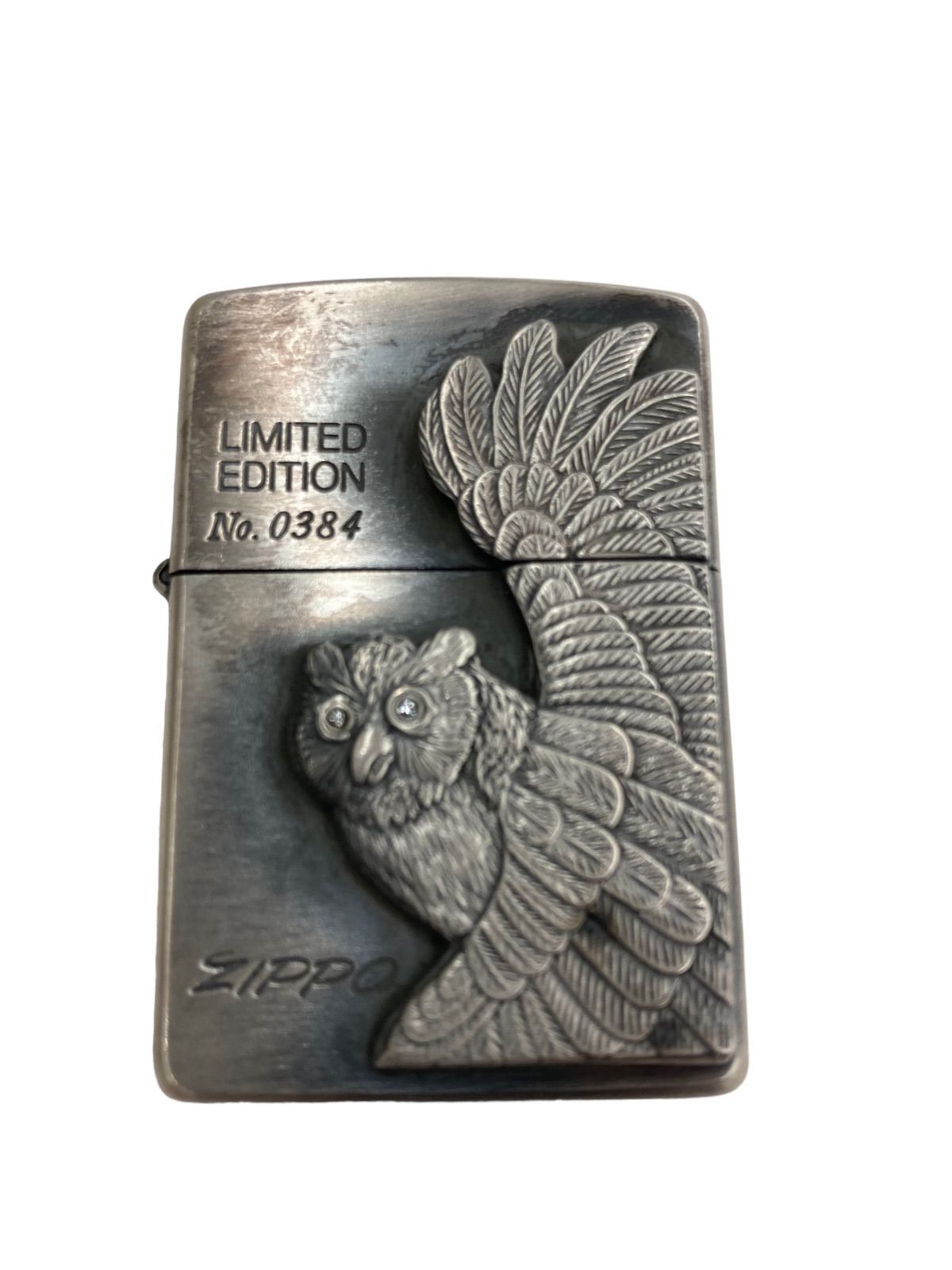 ZIPPO ジッポー ライター フクロウ 1995年製☆動作品☆ - メルカリ