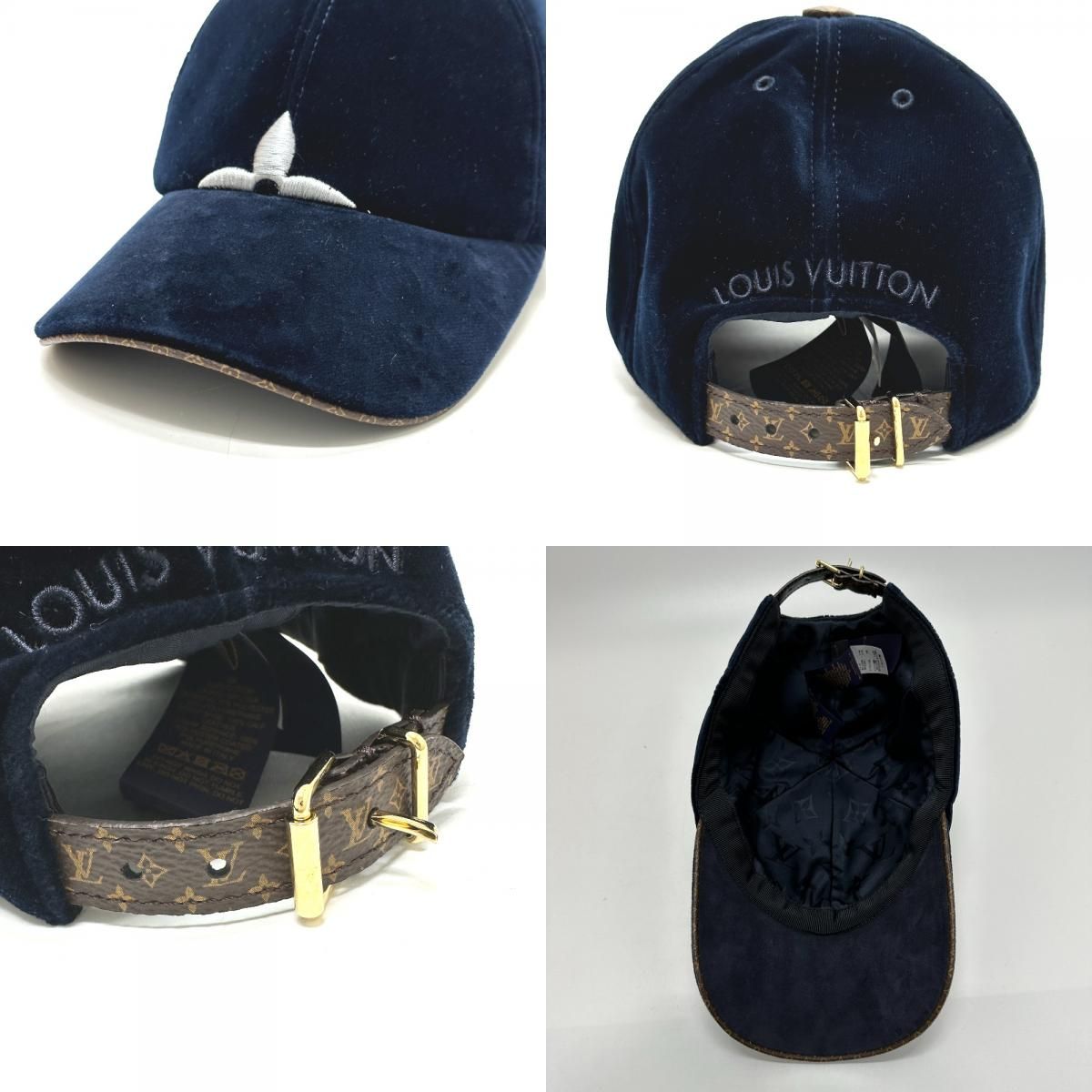 Louis Vuitton M7791L ネイビー　キャップ ルイヴィトン M7791L キャップLV タッチ キャップ帽 ブルー