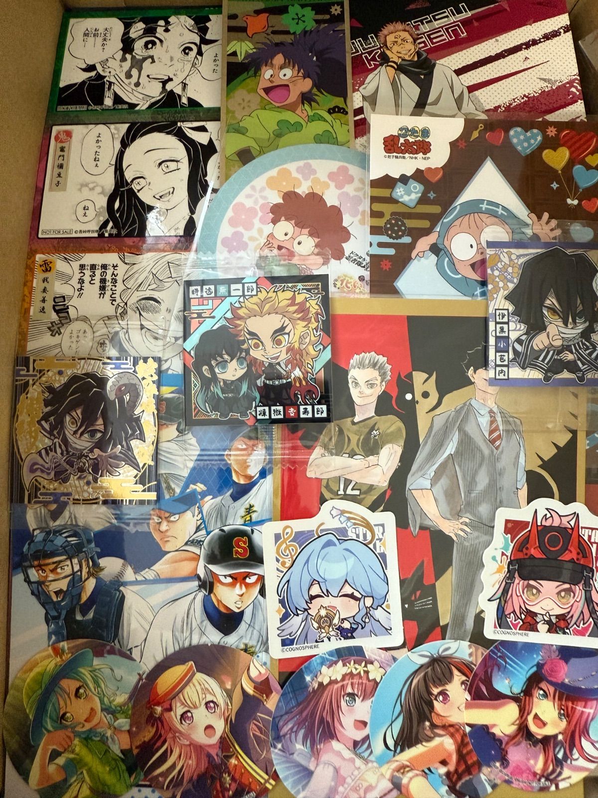 紙類 アニメ ゲーム まとめ売り 大量 コースター ポストカード カード