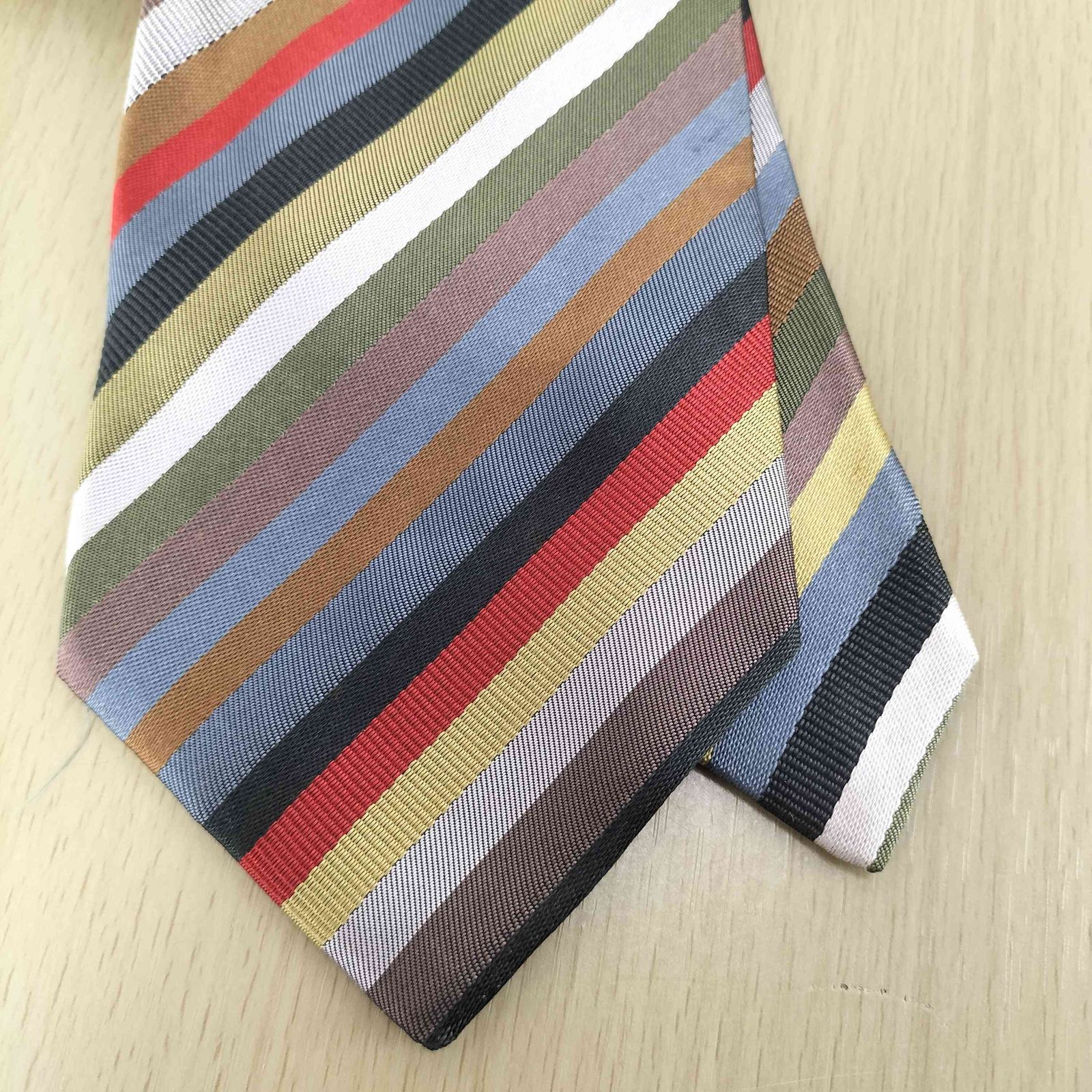 DRIES VAN NOTEN ストライプ ネクタイ ドリスヴァンノッテン DRIES VAN NOTEN 旧タグ マルチカラ