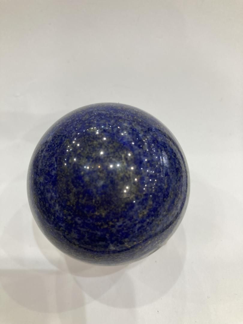 E26118】 ラピスラズリ 球 スフィア 黄鉄鉱 パイライト アラビアの夜空