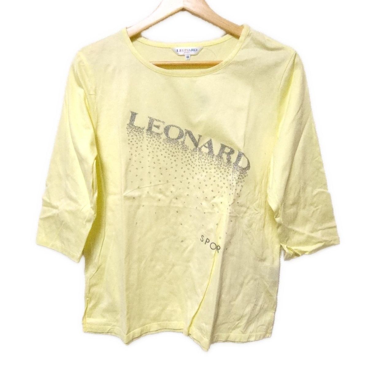 LEONARD SPORT レオナールスポーツ　カットソー　大きいサイズ44 snc レオナールスポーツ LEONARD SPORT チュニック 44