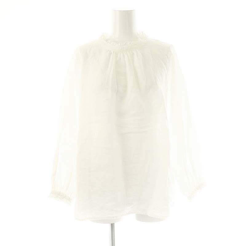 リネンスタンドフリルブラウス｜nest Robe / CONFECT ONLINE SHOP