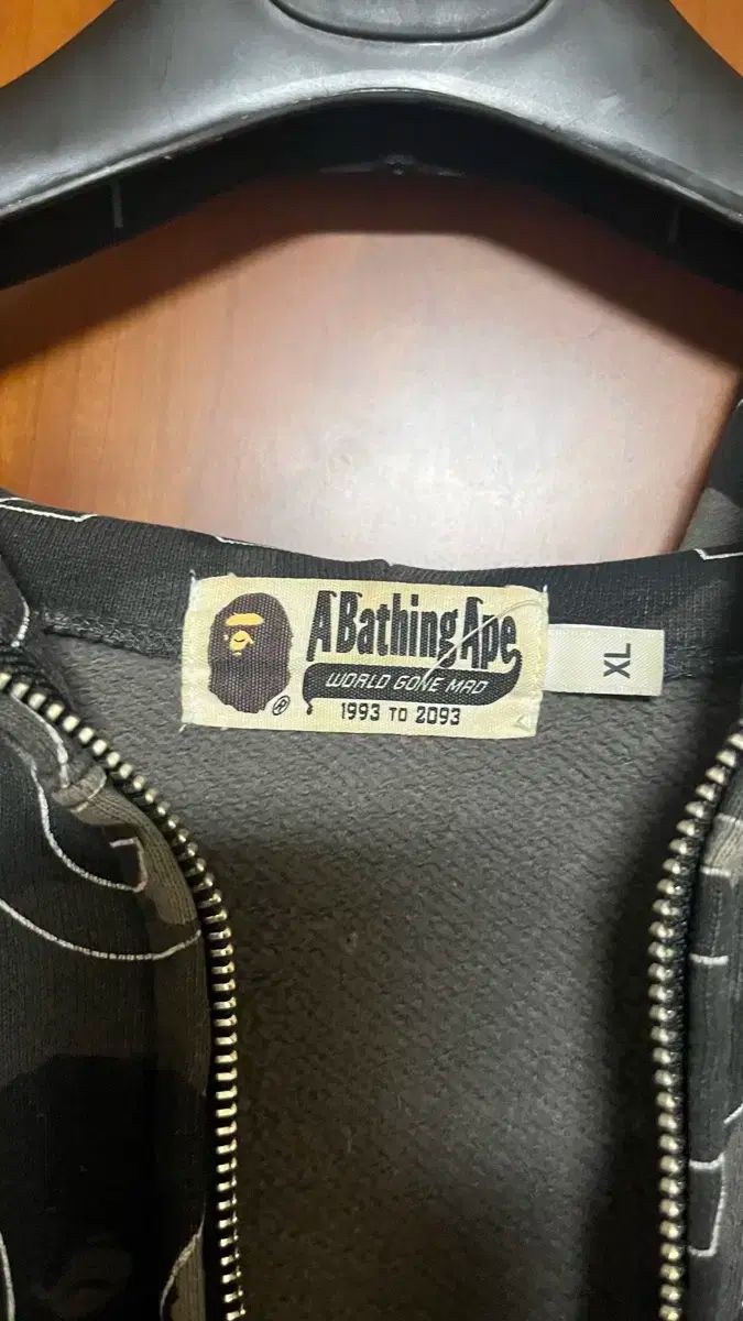 A Bathing Ape カモフラ フード付き ジップアップパーカー XL BAPE