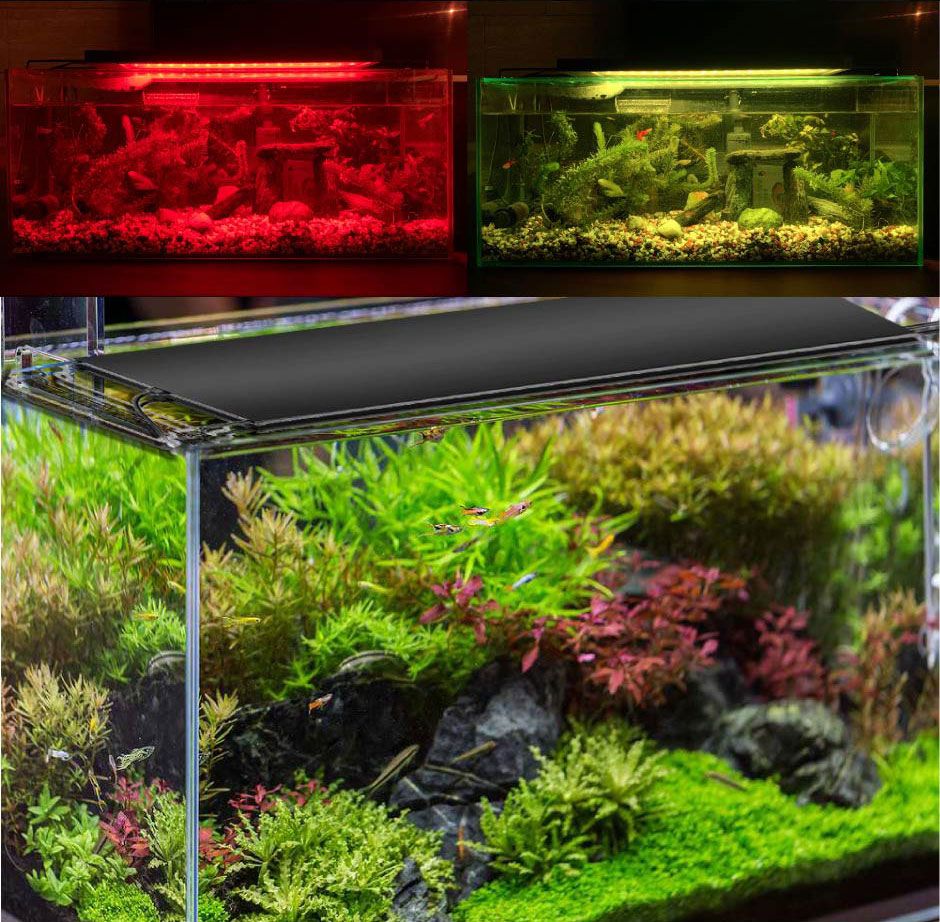 LED 水槽 アクアリウムライト 水槽ライト 120cm 135cm 42W 1100lm 水槽 