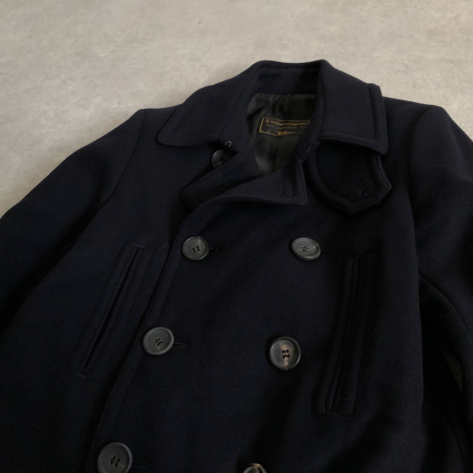 美品 THE RERACS RonHerman 別注高級メルトンウール MARINE NAVY