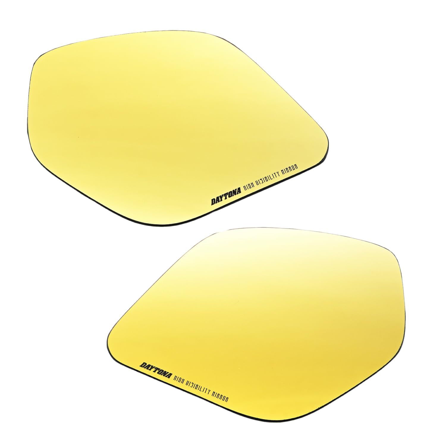 デイトナ Daytona バイク ミラー 貼り付けタイプ GSX 1300 など 広角 薄暗くても見やすい ハイビジミラー SUZUKI 3 ゴールド 41542