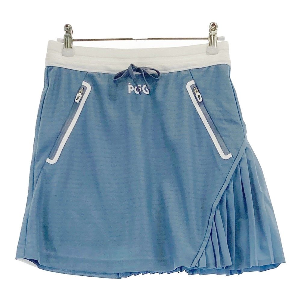 PEARLY GATES 青 スカート PEARLY GATES パーリーゲイツ 青 チェック