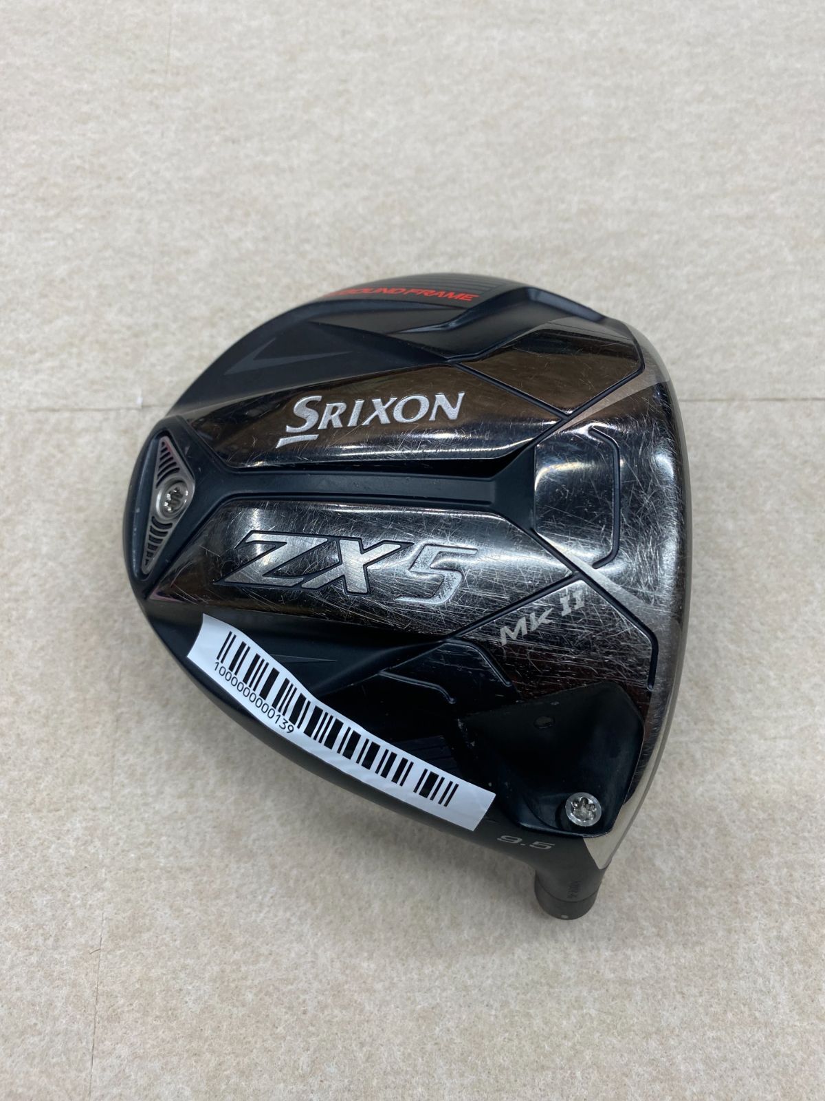 スリクソン ZX5 MKⅡ 9.5 ヘッド