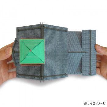 スタジオジブリ作品シリーズ S MIX 時計塔 MK07-27 ジオラマ ペーパークラフト ミニチュアアート アート インテリア キット TALLINNNEXPO_COM