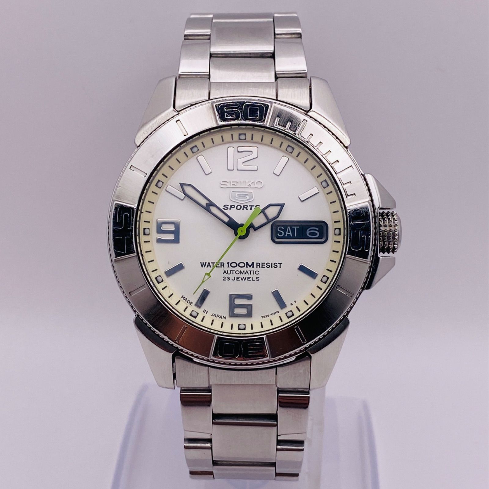 T176）希少 良品 稼動品 機械式自動巻き SEIKO 5 SPORTS