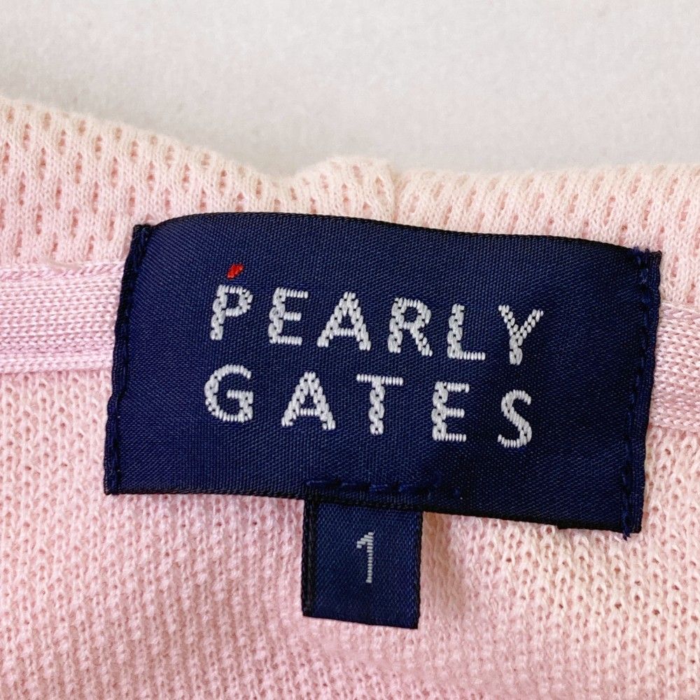 サイズ：1 PEARLY GATES パーリーゲイツ ジップパーカー ピンク