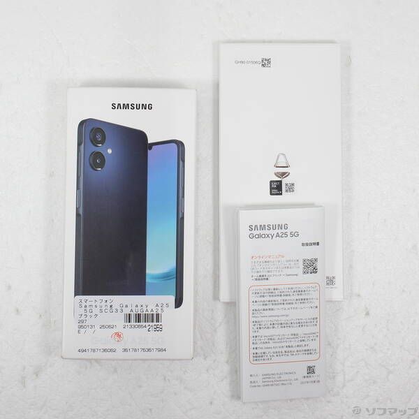 Galaxy A25 5G SCG33 6.7インチ メモリー4GB ストレージ64GB ブラック au