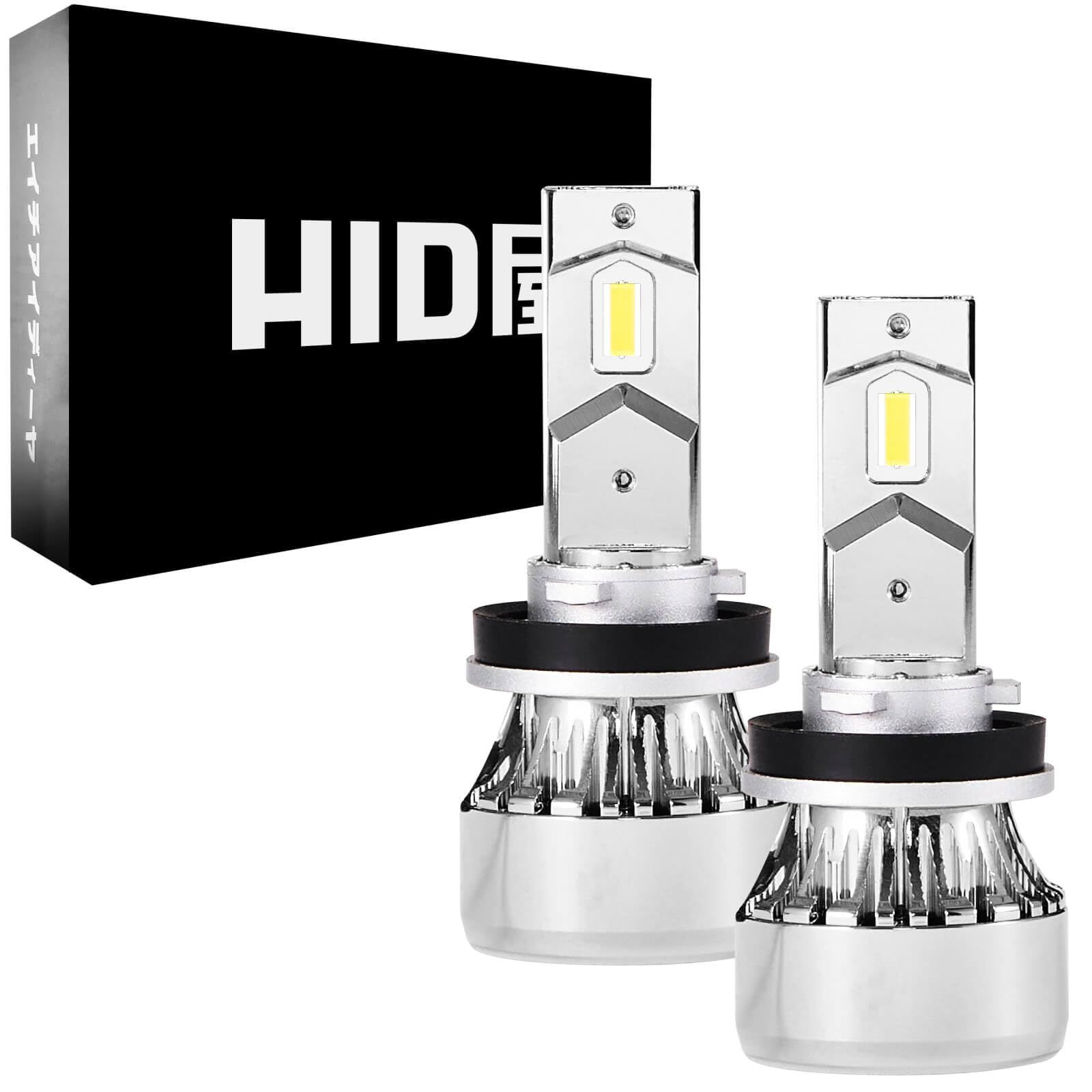 HID屋 H8 H11 H16 LED ヘッドライト イエロー 爆光 車検対応 簡単取付 32500cd カンデラ 3000K 12V 2本1セット Aシリーズ