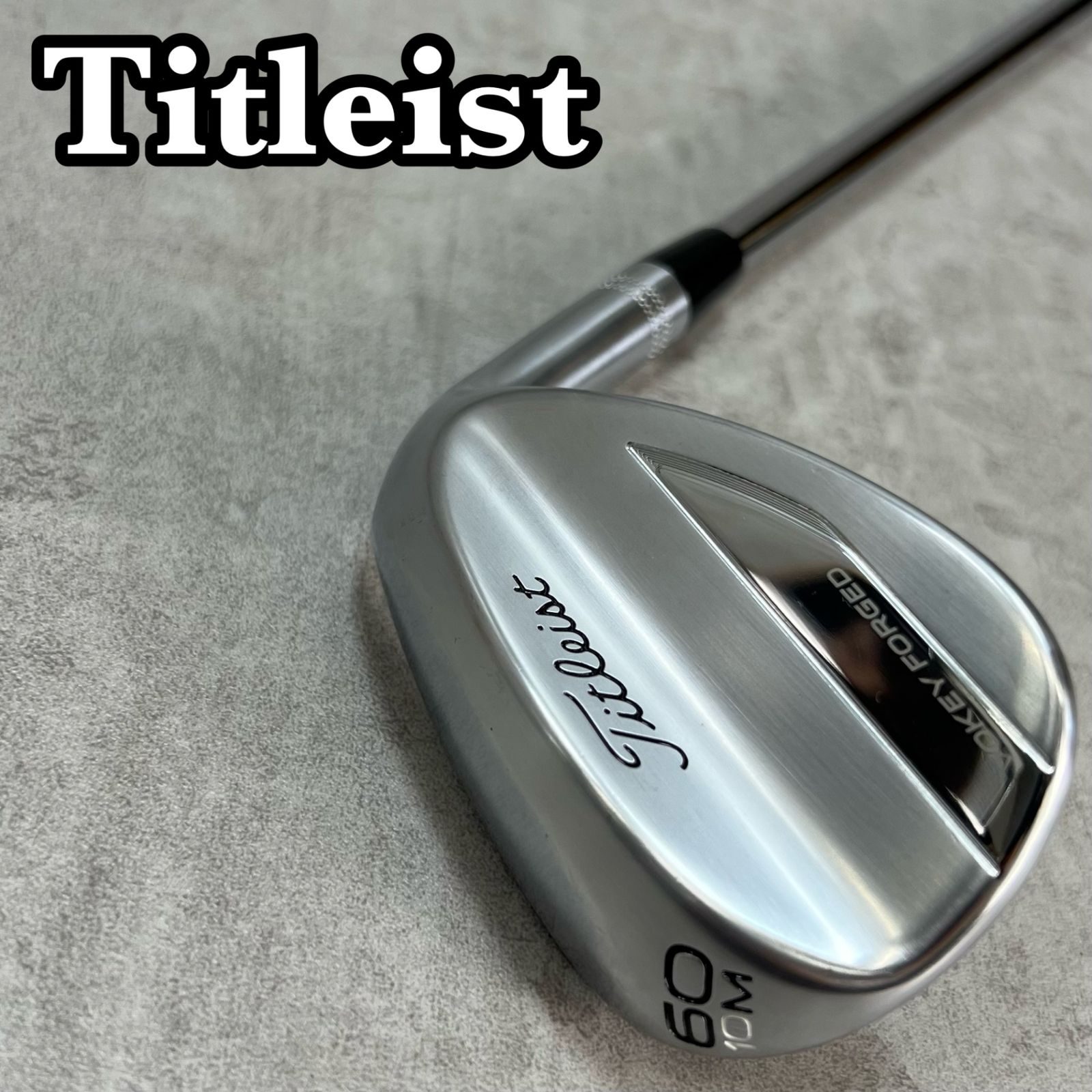 タイトリスト ボーケイフォージド メンズゴルフ ウェッジ 60° S 右利き用 LW ロブ Titleist VOKEY FORGED 10M