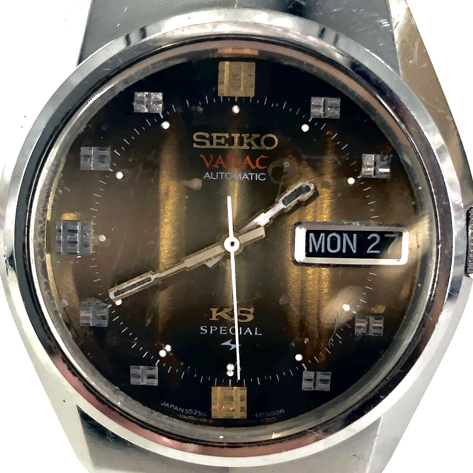 SEIKO セイコー KING SEIKO VANAC キングセイコー バナックスペシャル 5256-6000 AT/SS デイデイト メンズ腕時計  グリーン文字盤【ND-786】 - メルカリ