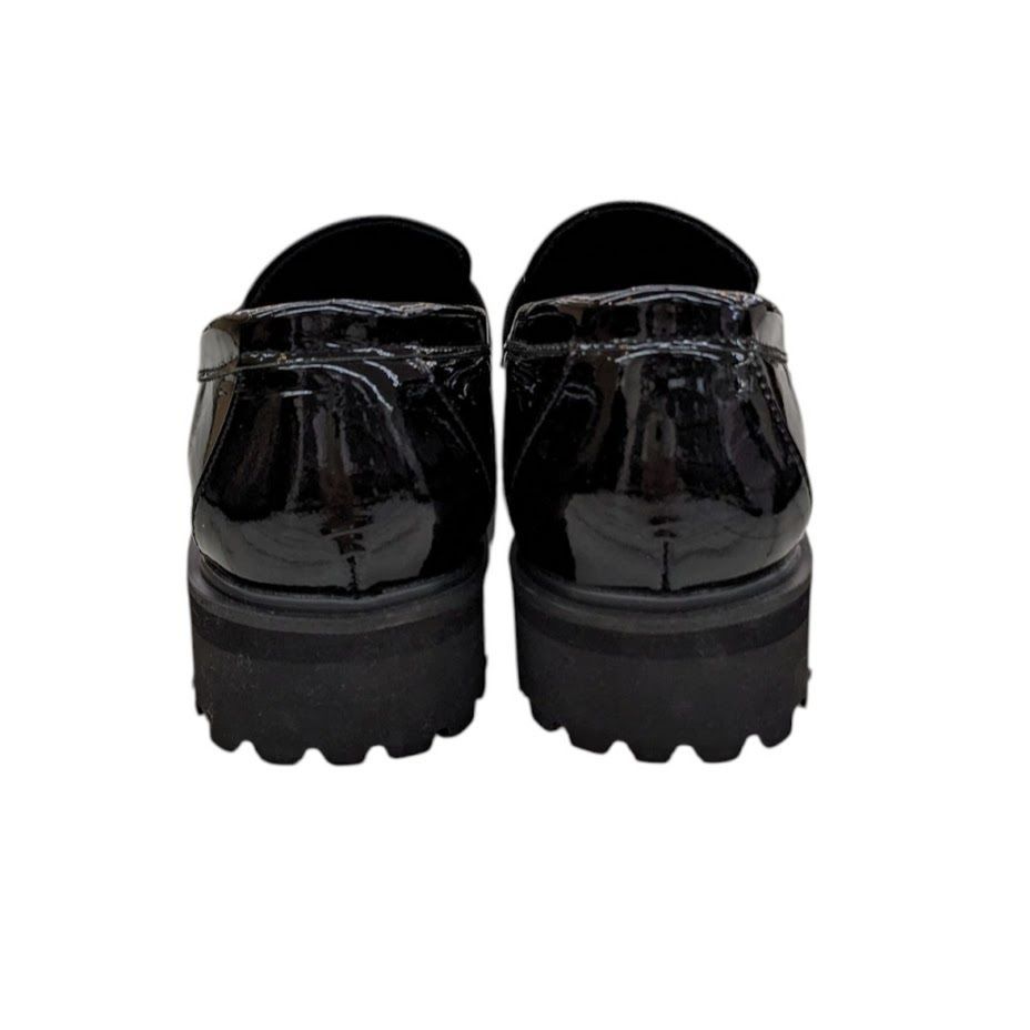 RayBEAMSブラックエナメル厚底ローファー36.5サイズ RayBEAMSブラックエナメル厚底ローファー36.5サイズ 厚底ローファー