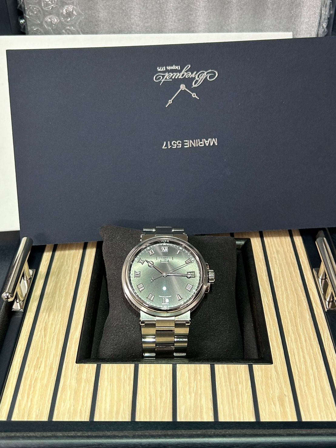 BREGUET(ブレゲ)・チタンマリーン【2022年6月印】【中古美品】【5517TI/G2/TZO】 - メルカリ