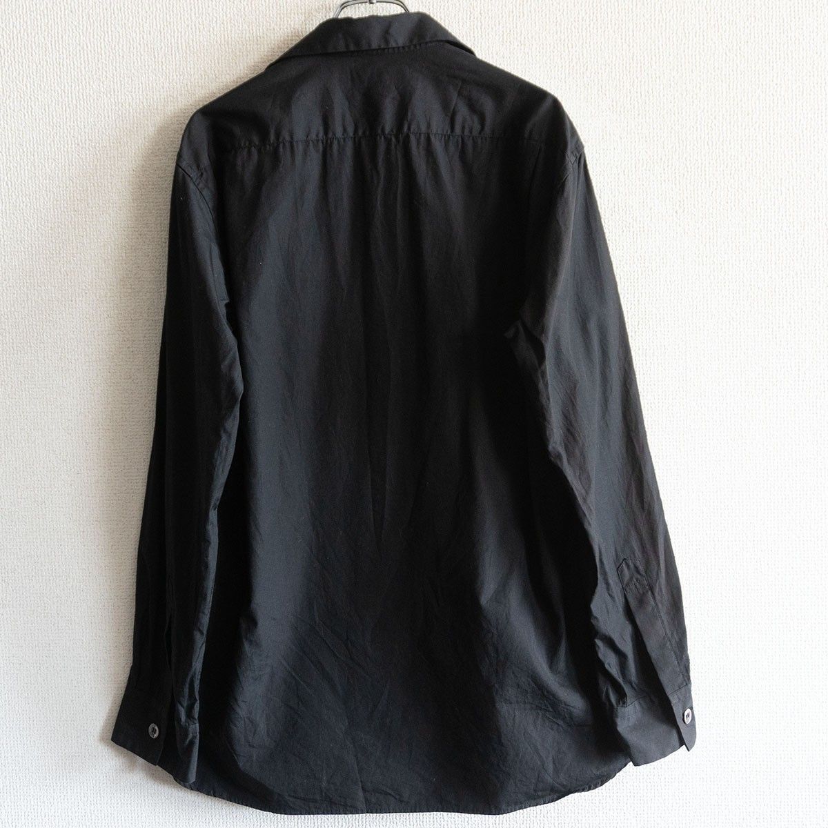 タグ付 ヨウジヤマモト 22AW レザーシャツ 4 yohji yamamoto - pour homme 4柄上前付きロングJ / HE-J24-816