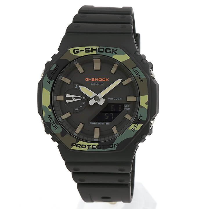 CASIO Gショック GA-2100SU-1A 海外 メンズ 腕時計 2100 カシオーク g-shock ジーショック カシオ 八角形 アナログ デジタル 迷彩