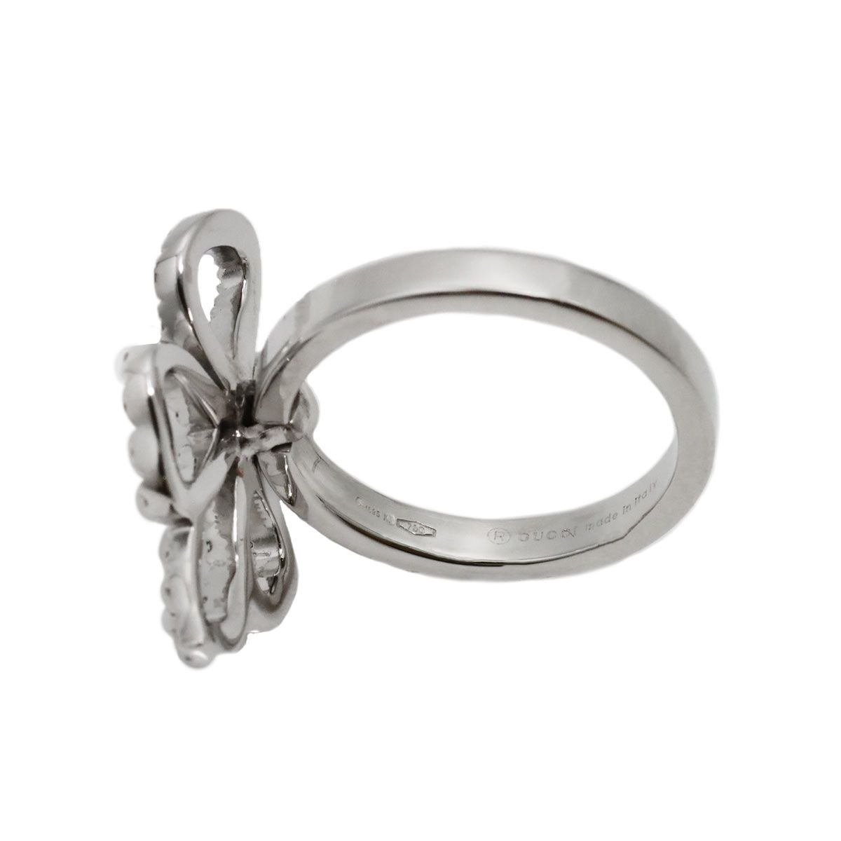 グッチ GUCCI #7 リング ダイヤ K18 WG ホワイトゴールド 750 指輪  