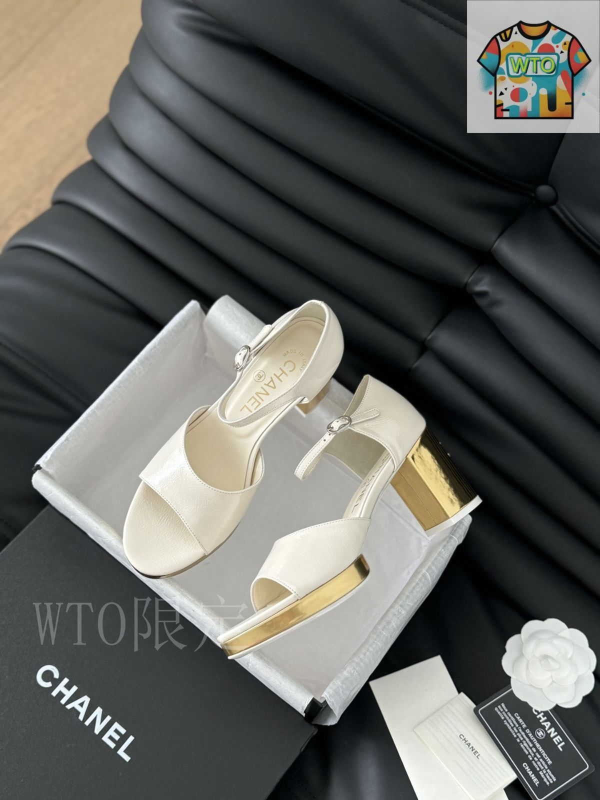 【24P☆お花のワンポイントがかわいい】CHANEL サンダル 25S 主役級に可愛い！》CHANEL サンダル 靴・シューズ