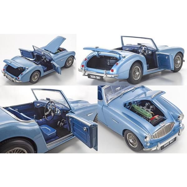 新品 京商オリジナル 1/18 オースチン ヒーレー 3000 ヒーレーブルー 