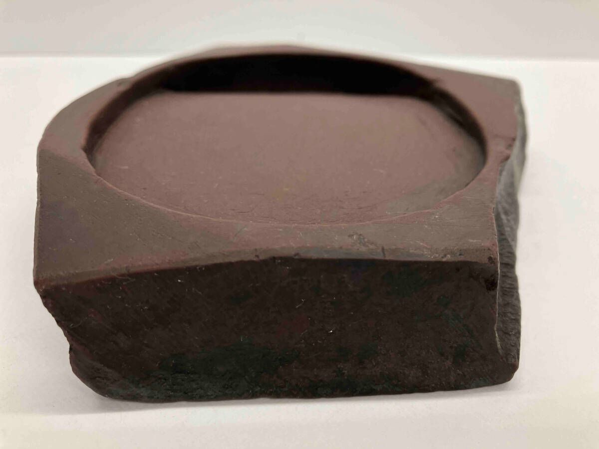 紫雲石 硯 書道 箱あり 硯板 紫雲石硯 瑞泉作 書道 大